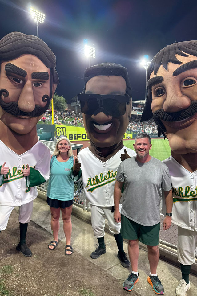 Rollie Fingers, Rickey Henderson & Dennis Eckersley · Oakland Athletics