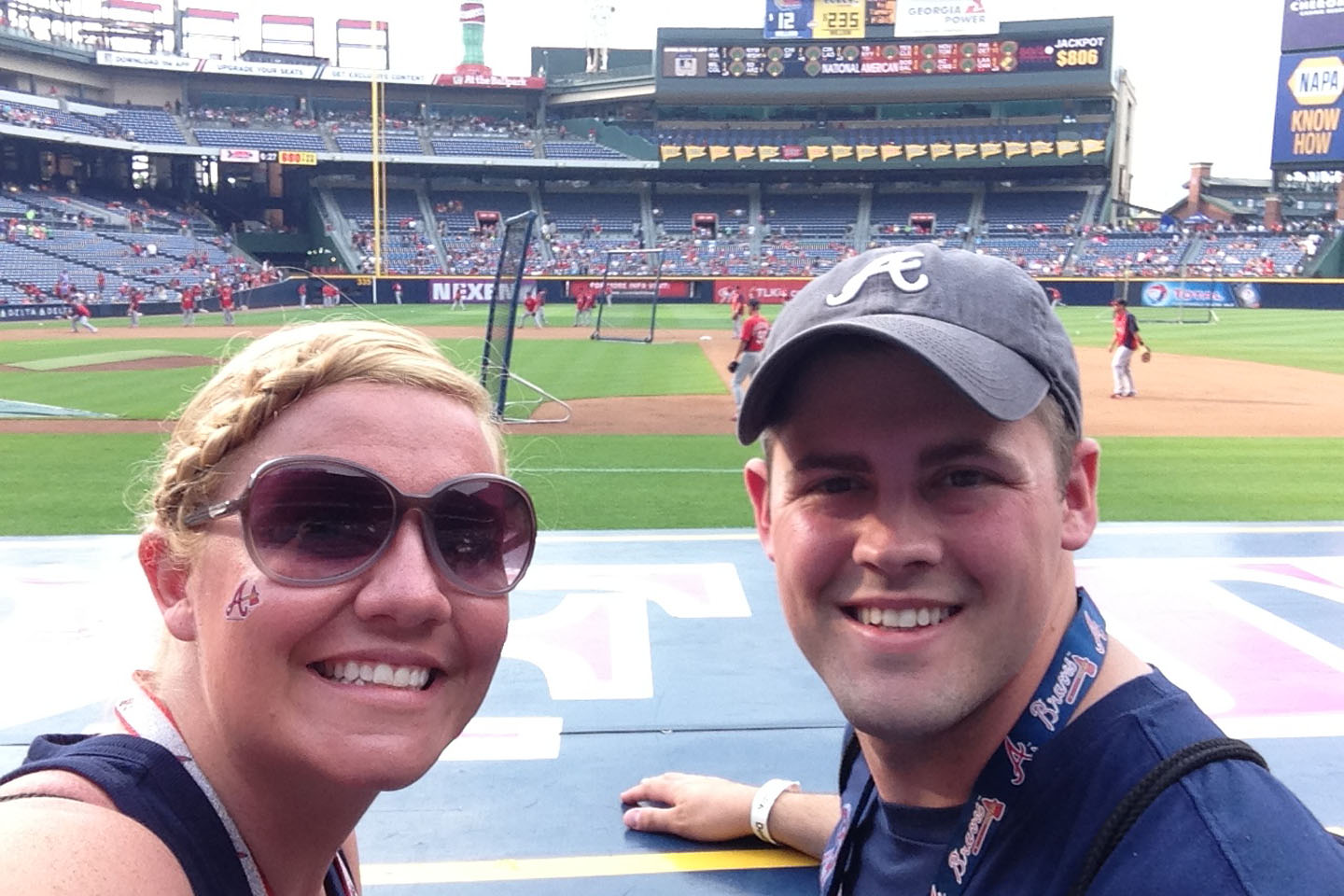 Dugout Seats Behind Our Favorite Team