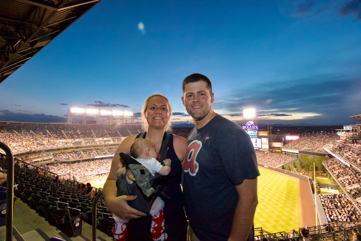 Ellie's First Game — Coors Field