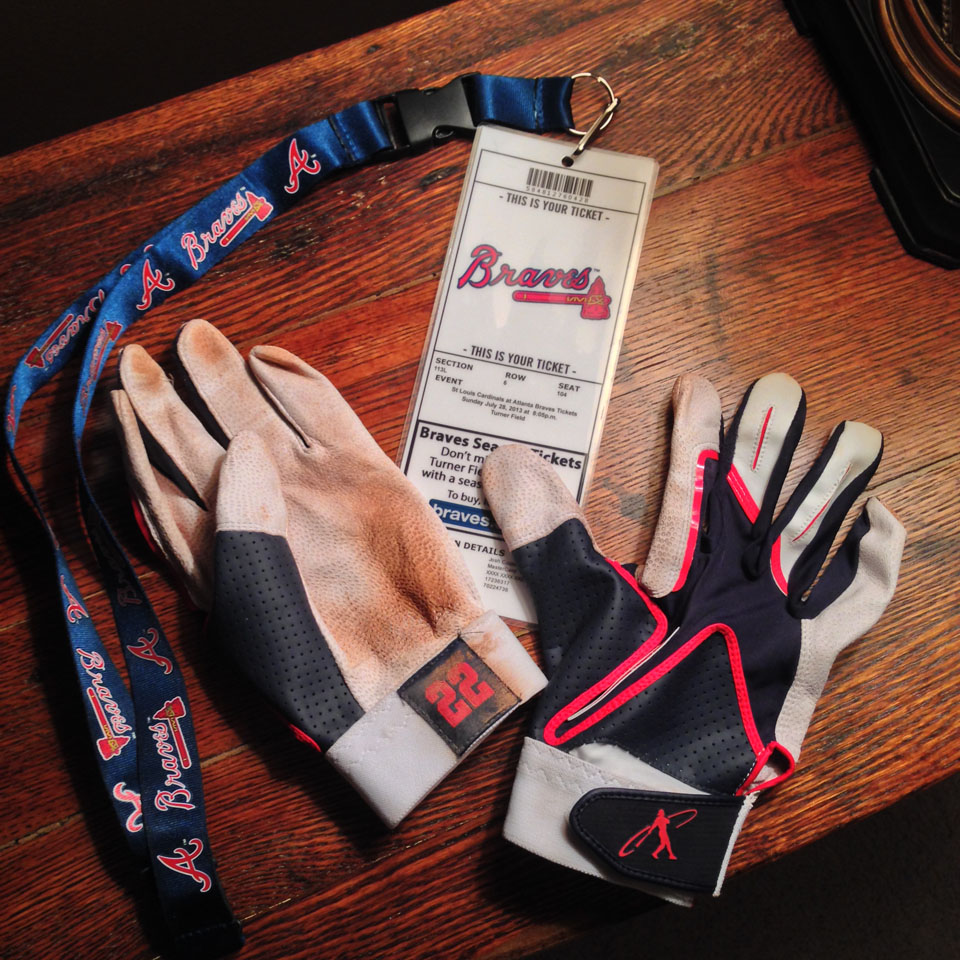 Jason Heyward's Batting Gloves