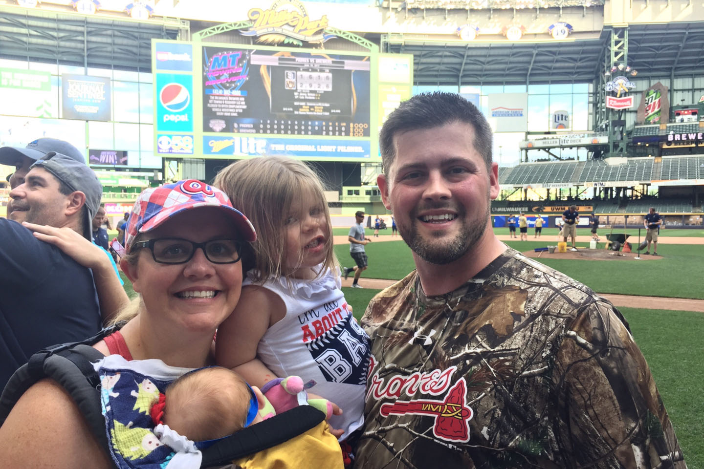 Tilly's First Game — American Family Field